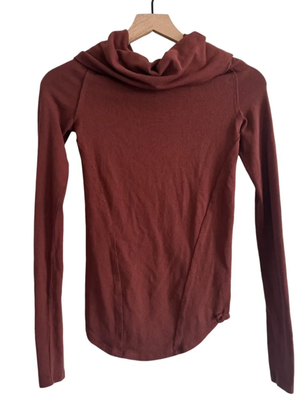 Free People We The Free Chocolate Brown Iris Off The Shoulder Top